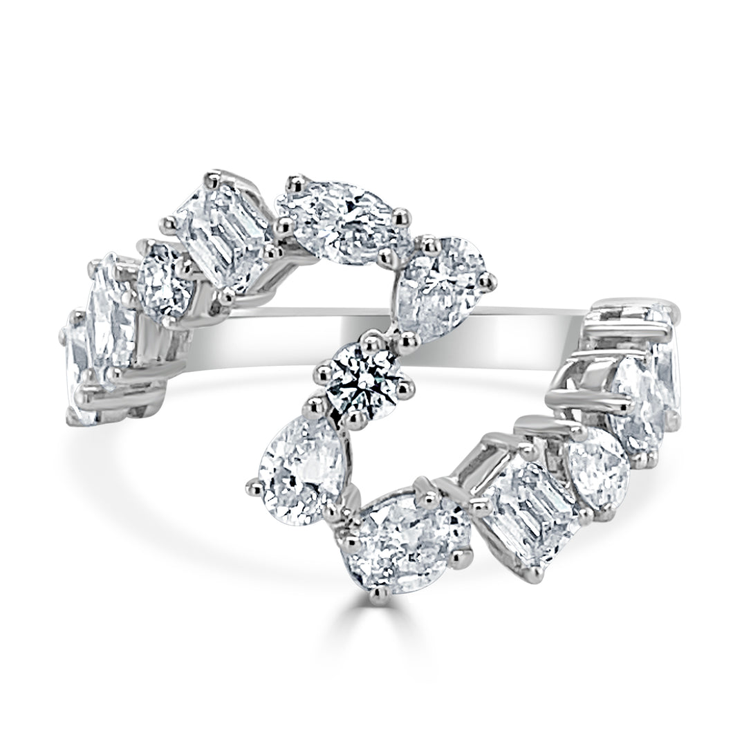 14k Gold Fancy Shape Diamond Ring