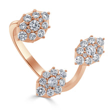 Load image into Gallery viewer, 14K Gold &amp; Diamond Cluster Ring