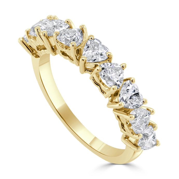 14K Gold & Heart Diamond Ring