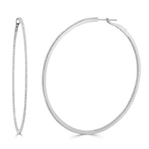 Graduated Marquise Diamond Hoops – Ring Concierge
