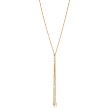Load image into Gallery viewer, 14k Gold Tassel Necklace
