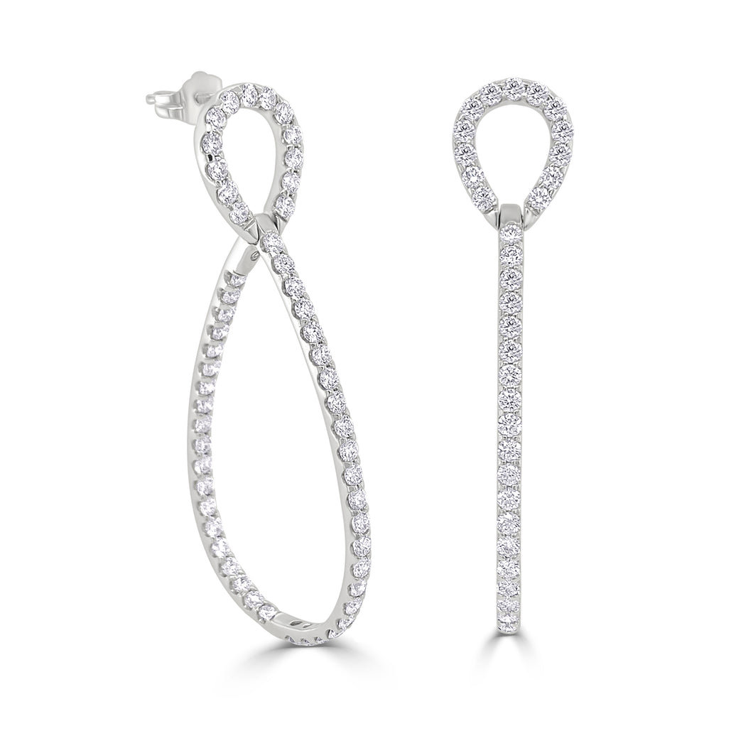 14k Gold & Diamond Earrings