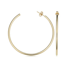 Load image into Gallery viewer, 14k Gold Hoop Earrings