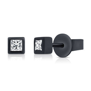 14k Gold & Diamond Tiny Stud Earrings