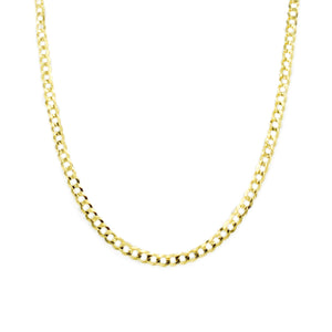 14k Gold Curb Link Necklace