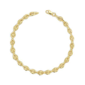 14k Gold Link Chain Bracelet