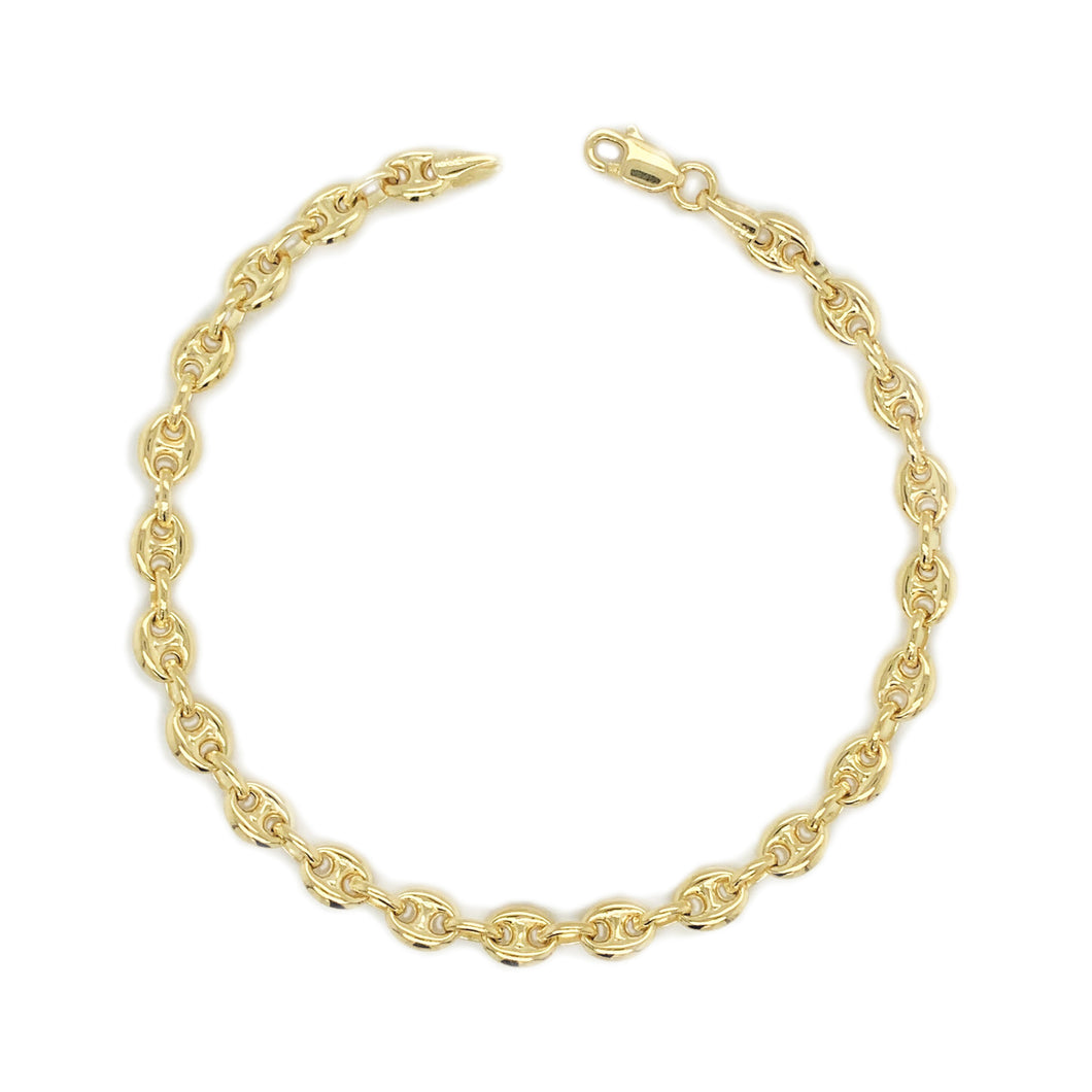 14k Gold Link Chain Bracelet