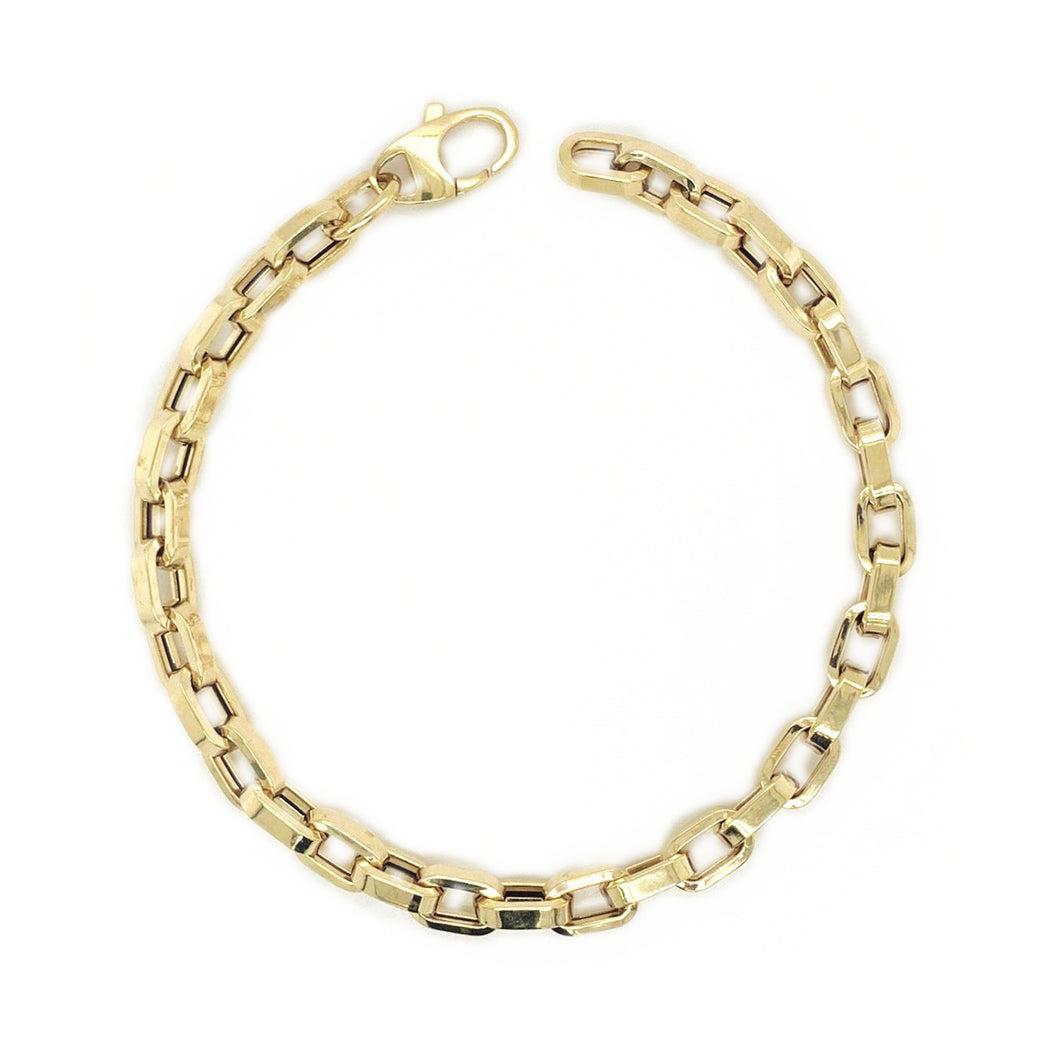 14k Gold Link Chain Bracelet