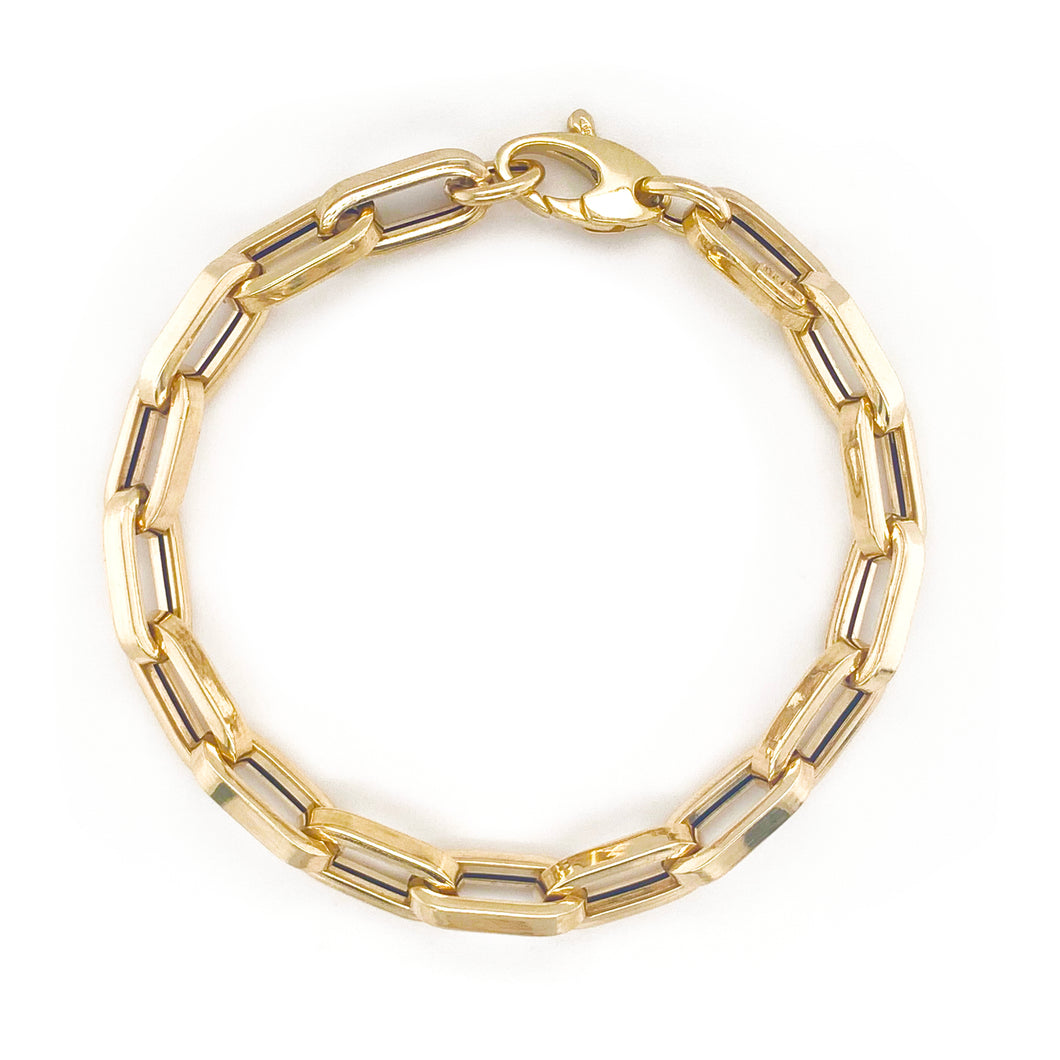 14k Gold Link Chain Bracelet