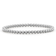 Load image into Gallery viewer, 14k Gold Solid Bead Stretch Bracelet