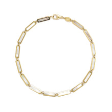 Load image into Gallery viewer, 14k Gold &amp; Pearl Bar Bracelet