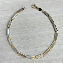 Load image into Gallery viewer, 14k Gold &amp; Pearl Bar Bracelet