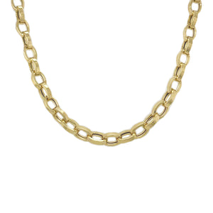 14k Gold Curb Link Necklace