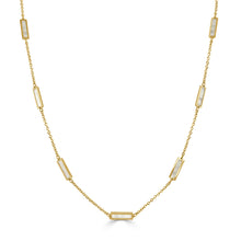 Load image into Gallery viewer, 14k Gold &amp; Pearl Station Necklace