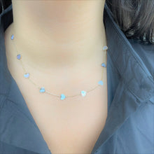 Load image into Gallery viewer, 14k Gold &amp; Mother of Pearl Heart Necklace