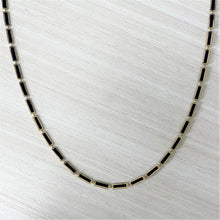 Load image into Gallery viewer, 14k Gold &amp; Lapis Station Bar Necklace