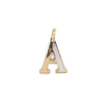 Load image into Gallery viewer, 14k Gold &amp; Pearl Initial Necklace - Small