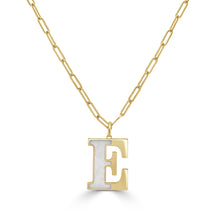 Load image into Gallery viewer, 14k Gold Initial Necklace - Large