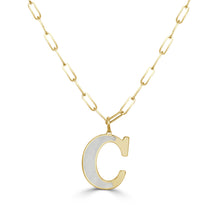 Load image into Gallery viewer, 14k Gold Initial Necklace - Large