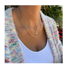 Load image into Gallery viewer, 14k Gold Paperclip Link Necklace