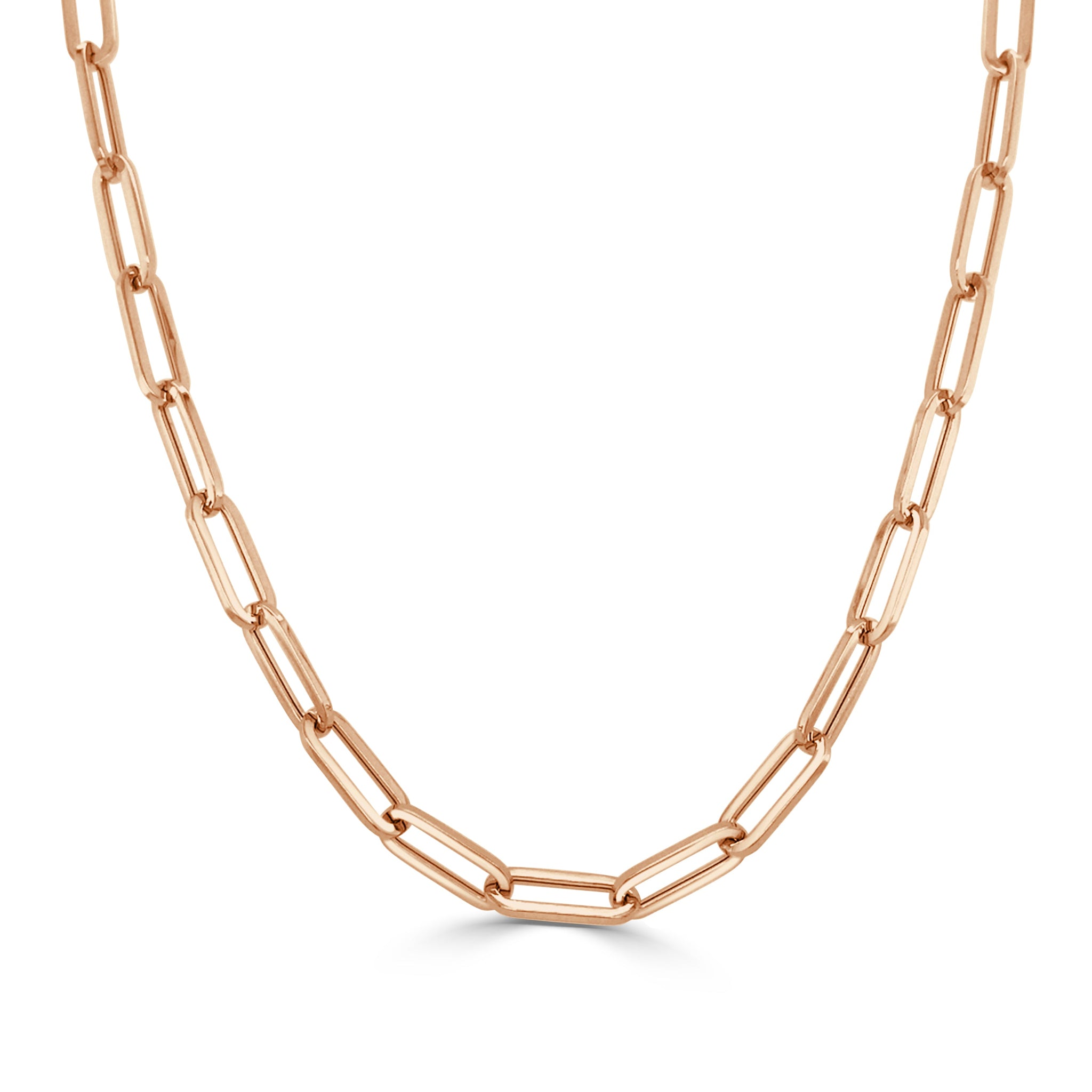 Gold Chain Necklace, Paper Clip Chain 14 K GF Toggle Bar Choker – A Girls  Gems