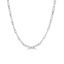Load image into Gallery viewer, 14k Gold Paperclip Link Necklace