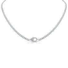 Load image into Gallery viewer, 14k Gold &amp; Diamond Paperclip Link Necklace