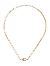 Load image into Gallery viewer, 14k Gold &amp; Diamond Paperclip Link Necklace