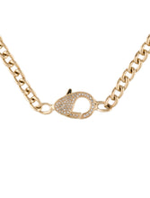 Load image into Gallery viewer, 14k Gold &amp; Diamond Paperclip Link Necklace