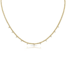 Load image into Gallery viewer, 14k Gold &amp; Diamond Link Necklace