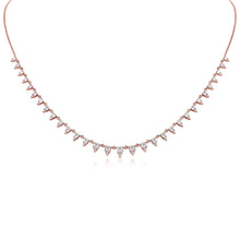 Load image into Gallery viewer, 14k Gold &amp; Diamond Dangle Necklace