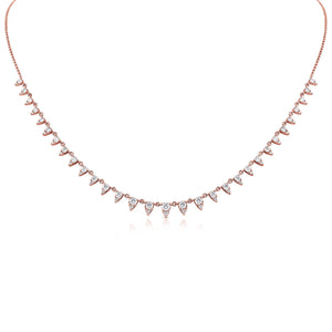 14k Gold & Diamond Dangle Necklace