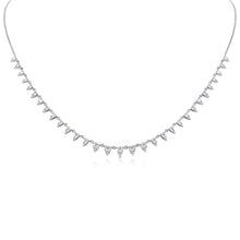Load image into Gallery viewer, 14k Gold &amp; Diamond Dangle Necklace