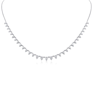 14k Gold & Diamond Dangle Necklace