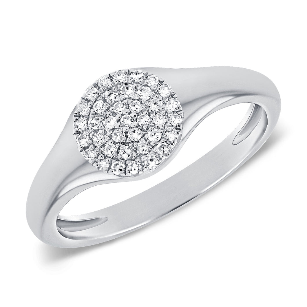14k Gold & Diamond Pinky Ring