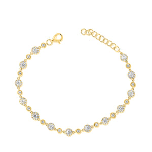 14k Gold & Diamond Bracelet