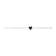 Load image into Gallery viewer, 14k Gold &amp; Diamond Heart Bracelet