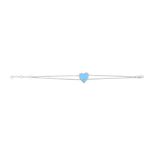 Load image into Gallery viewer, 14k Gold &amp; Diamond Heart Bracelet
