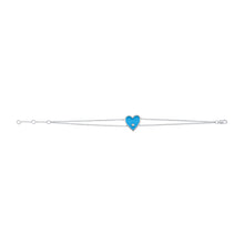 Load image into Gallery viewer, 14k Gold &amp; Diamond Heart Bracelet