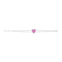 Load image into Gallery viewer, 14k Gold &amp; Diamond Heart Bracelet