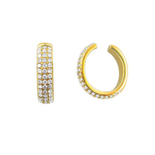 Load image into Gallery viewer, 14k Gold &amp; Diamond Single Earring Cuff