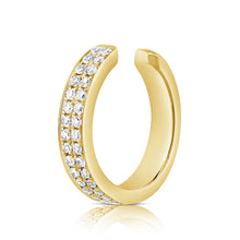 Load image into Gallery viewer, 14k Gold &amp; Diamond Single Ear Cuff