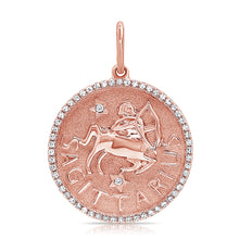 Load image into Gallery viewer, 14k Gold &amp; Diamond Zodiac Charm - Sagittarius