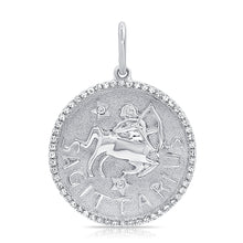 Load image into Gallery viewer, 14k Gold &amp; Diamond Zodiac Charm - Sagittarius