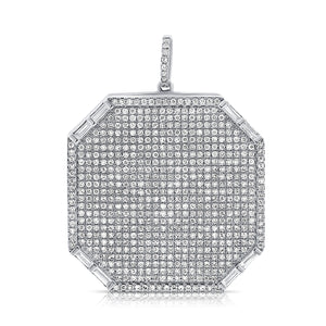 14k Gold & Diamond Locket Charm
