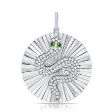 Load image into Gallery viewer, 14k Gold &amp; Diamond Snake Charm