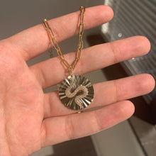 Load image into Gallery viewer, 14k Gold &amp; Diamond Snake Charm