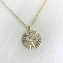 Load image into Gallery viewer, 14k Gold &amp; Diamond Snake Charm