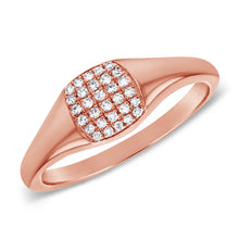 Load image into Gallery viewer, 14k Gold &amp; Diamond Pinky Ring
