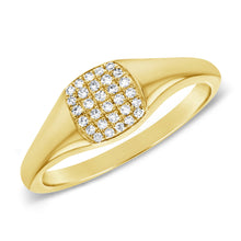 Load image into Gallery viewer, 14k Gold &amp; Diamond Pinky Ring